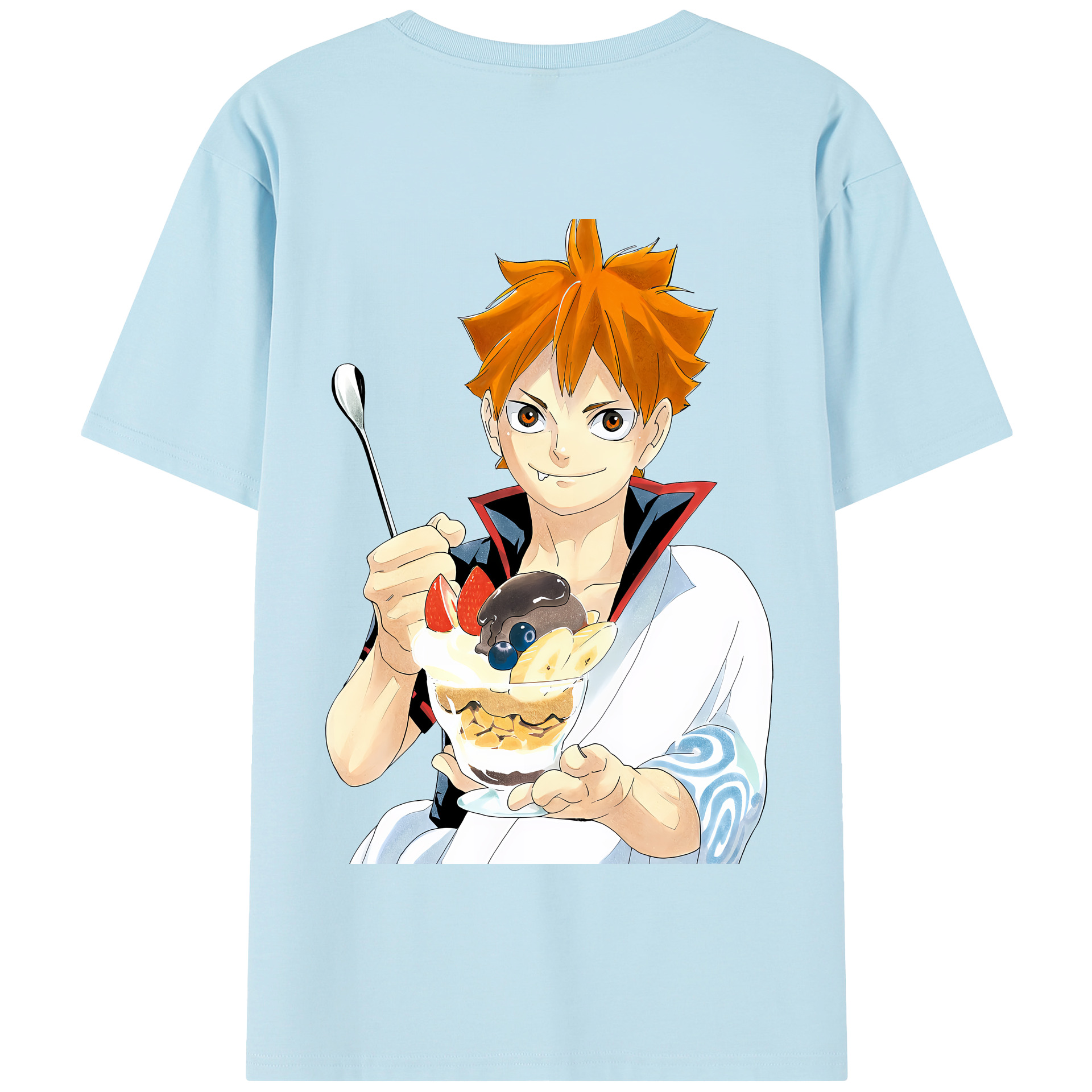 （画像用） ハイキュー!! Haikyu!! 綿100％半袖Tシャツ（背面プリント）